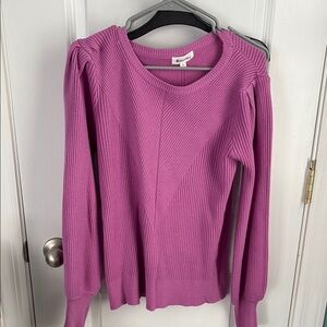 Women's Purple Crew Neck Sweater